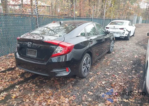 2017 Honda Civic Ex-L from USA, damaged, VIN 19XFC1F70HE030405
